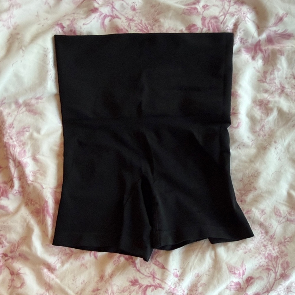 PrettyLittleThing Black High-Waist Shapewear Shorts